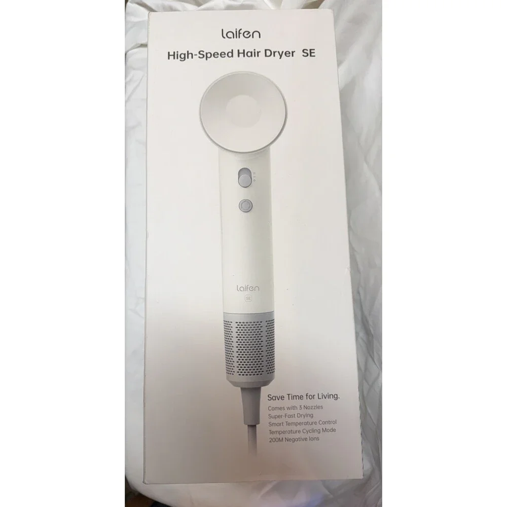 Laifen SE Hair Dryer Blow-Dryer Ionic Technology Temperature Cycling White